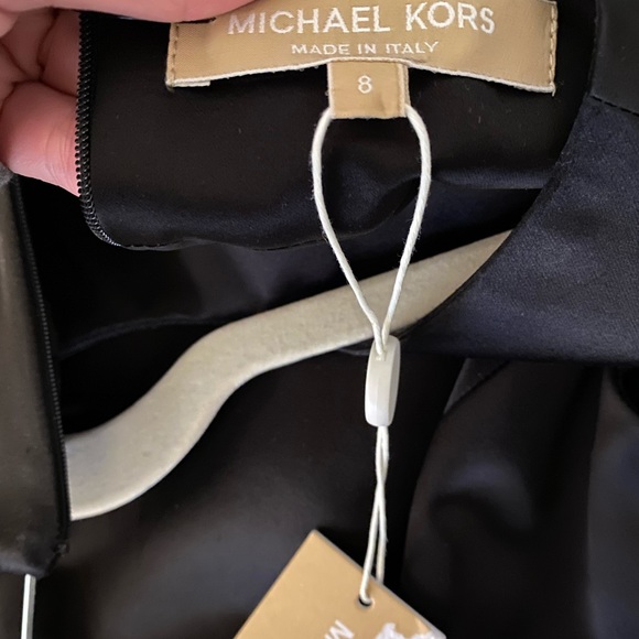 Michael Kors Italian Label Black Pleated Dress NWT - Picture 5 of 6